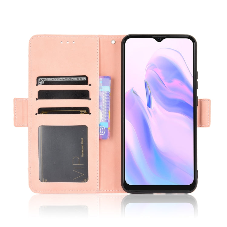 For Blackview A70 (2021) Skin Feel Calf Pattern Horizontal Flip Leather Case with Holder & Card Slots & Photo Frame(Pink) - More Brand by buy2fix | Online Shopping UK | buy2fix