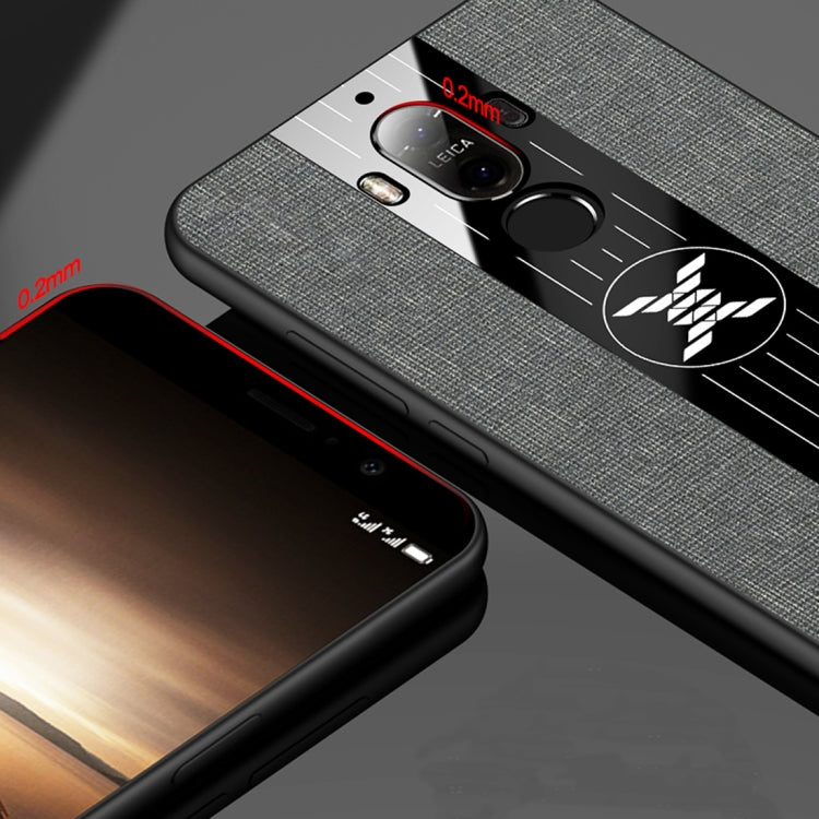 For Huawei Mate 8 XINLI Stitching Cloth Textue Shockproof TPU Protective Case with Ring Holder(Red) - Huawei Cases by XINLI | Online Shopping UK | buy2fix