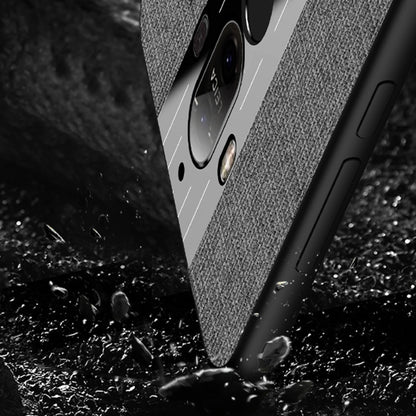 For Huawei Mate 9 XINLI Stitching Cloth Textue Shockproof TPU Protective Case with Ring Holder(Blue) - Huawei Cases by XINLI | Online Shopping UK | buy2fix