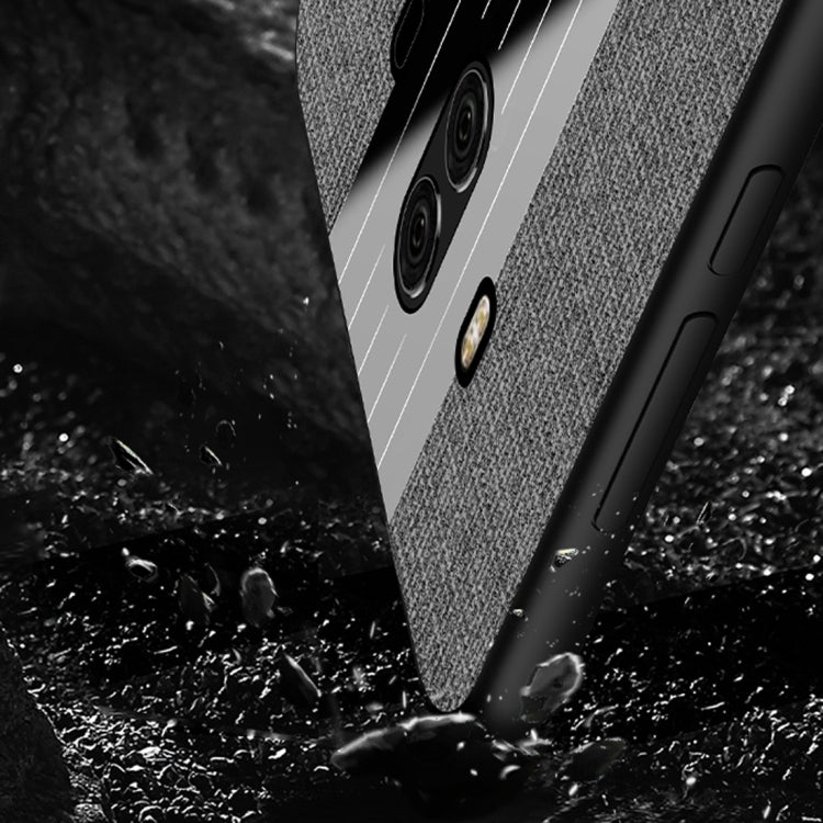 For Huawei Mate 10 XINLI Stitching Cloth Textue Shockproof TPU Protective Case with Ring Holder(Brown) - Huawei Cases by XINLI | Online Shopping UK | buy2fix