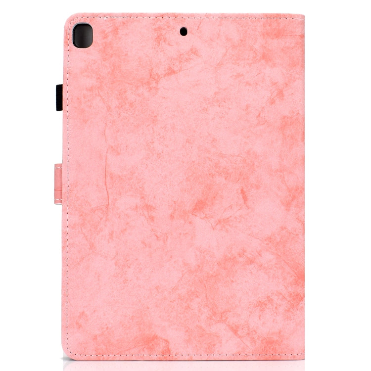 For iPad 10.2 2021 / 2020 / 2019 Solid Color Horizontal Flip Leather Case with Holder & Card Slots & Pen Slot & Sleep / Wake-up Function(Pink) - iPad 10.2 Cases by buy2fix | Online Shopping UK | buy2fix