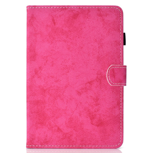 For iPad 10.2 2021 / 2020 / 2019 Solid Color Horizontal Flip Leather Case with Holder & Card Slots & Pen Slot & Sleep / Wake-up Function(Rose Red) - iPad 10.2 Cases by buy2fix | Online Shopping UK | buy2fix
