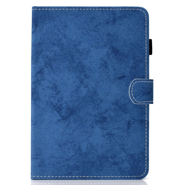 For iPad 10.2 2021 / 2020 / 2019 Solid Color Horizontal Flip Leather Case with Holder & Card Slots & Pen Slot & Sleep / Wake-up Function(Blue) - iPad 10.2 Cases by buy2fix | Online Shopping UK | buy2fix