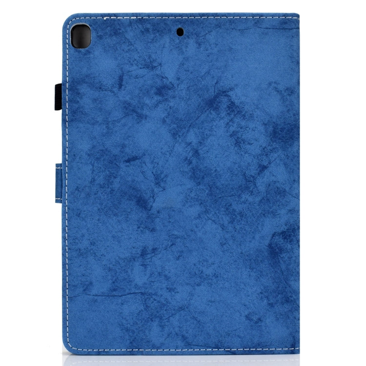 For iPad 10.2 2021 / 2020 / 2019 Solid Color Horizontal Flip Leather Case with Holder & Card Slots & Pen Slot & Sleep / Wake-up Function(Blue) - iPad 10.2 Cases by buy2fix | Online Shopping UK | buy2fix