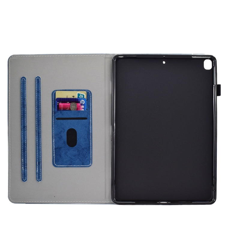 For iPad 10.2 2021 / 2020 / 2019 Solid Color Horizontal Flip Leather Case with Holder & Card Slots & Pen Slot & Sleep / Wake-up Function(Blue) - iPad 10.2 Cases by buy2fix | Online Shopping UK | buy2fix