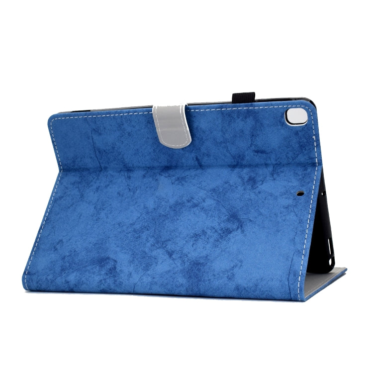 For iPad 10.2 2021 / 2020 / 2019 Solid Color Horizontal Flip Leather Case with Holder & Card Slots & Pen Slot & Sleep / Wake-up Function(Blue) - iPad 10.2 Cases by buy2fix | Online Shopping UK | buy2fix