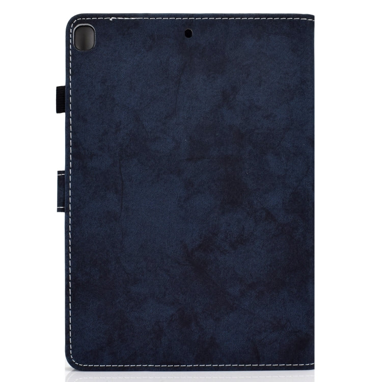 For iPad 10.2 2021 / 2020 / 2019 Solid Color Horizontal Flip Leather Case with Holder & Card Slots & Pen Slot & Sleep / Wake-up Function(Darrk Blue) - iPad 10.2 Cases by buy2fix | Online Shopping UK | buy2fix