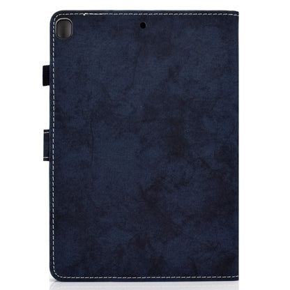 For iPad 10.2 2021 / 2020 / 2019 Solid Color Horizontal Flip Leather Case with Holder & Card Slots & Pen Slot & Sleep / Wake-up Function(Darrk Blue) - iPad 10.2 Cases by buy2fix | Online Shopping UK | buy2fix