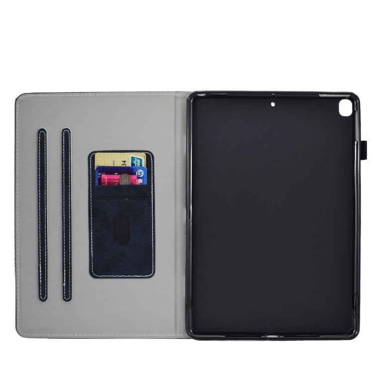 For iPad 10.2 2021 / 2020 / 2019 Solid Color Horizontal Flip Leather Case with Holder & Card Slots & Pen Slot & Sleep / Wake-up Function(Darrk Blue) - iPad 10.2 Cases by buy2fix | Online Shopping UK | buy2fix