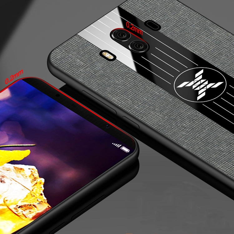 For Huawei Mate 10 XINLI Stitching Cloth Textue Shockproof TPU Protective Case(Black) - Huawei Cases by XINLI | Online Shopping UK | buy2fix