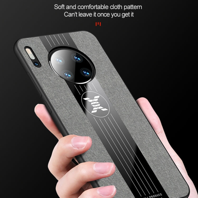 For Huawei Mate 30 XINLI Stitching Cloth Textue Shockproof TPU Protective Case(Black) - Huawei Cases by XINLI | Online Shopping UK | buy2fix