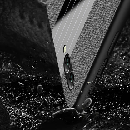 For Huawei nova 3e XINLI Stitching Cloth Textue Shockproof TPU Protective Case(Black) - Huawei Cases by XINLI | Online Shopping UK | buy2fix
