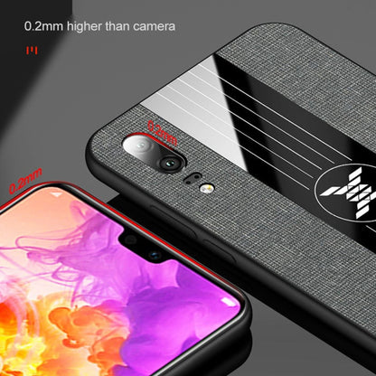 For Huawei P20 XINLI Stitching Cloth Textue Shockproof TPU Protective Case(Brown) - Huawei Cases by XINLI | Online Shopping UK | buy2fix