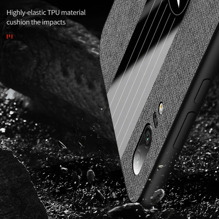 For Huawei P20 Pro XINLI Stitching Cloth Textue Shockproof TPU Protective Case(Blue) - Huawei Cases by XINLI | Online Shopping UK | buy2fix