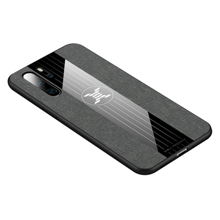For Huawei P30 Pro XINLI Stitching Cloth Textue Shockproof TPU Protective Case(Grey) - Huawei Cases by XINLI | Online Shopping UK | buy2fix