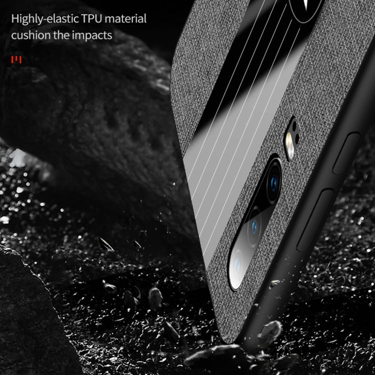 For Huawei P30 Pro XINLI Stitching Cloth Textue Shockproof TPU Protective Case(Grey) - Huawei Cases by XINLI | Online Shopping UK | buy2fix
