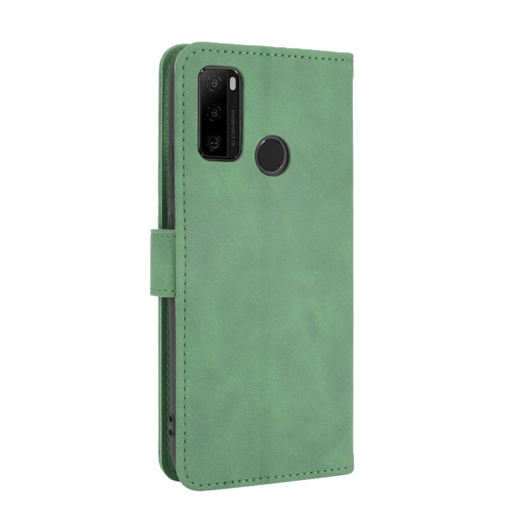 For Ulefone Note 10 Solid Color Skin Feel Magnetic Buckle Horizontal Flip Calf Texture PU Leather Case with Holder & Card Slots & Wallet(Green) by buy2fix