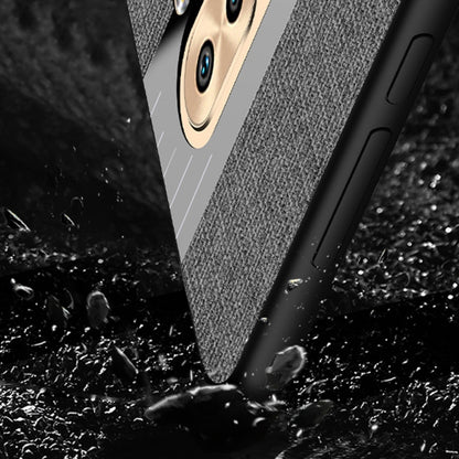 For Huawei Honor 6X XINLI Stitching Cloth Textue Shockproof TPU Protective Case with Ring Holder(Black) - Honor Cases by XINLI | Online Shopping UK | buy2fix