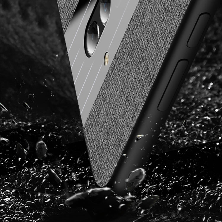 For Huawei Maimang 5 XINLI Stitching Cloth Textue Shockproof TPU Protective Case with Ring Holder(Grey) - Huawei Cases by XINLI | Online Shopping UK | buy2fix