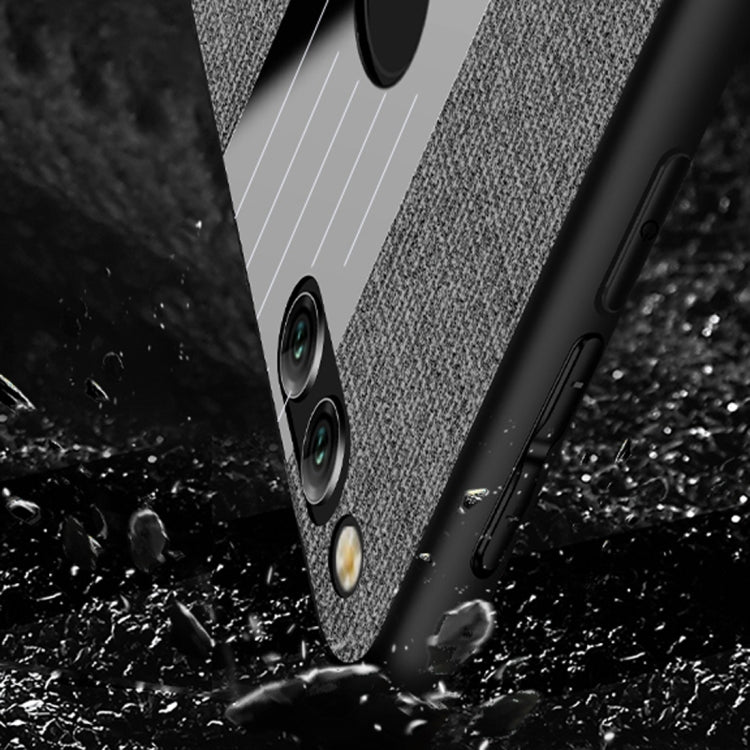 For Huawei Honor 7X XINLI Stitching Cloth Textue Shockproof TPU Protective Case(Grey) - Honor Cases by XINLI | Online Shopping UK | buy2fix