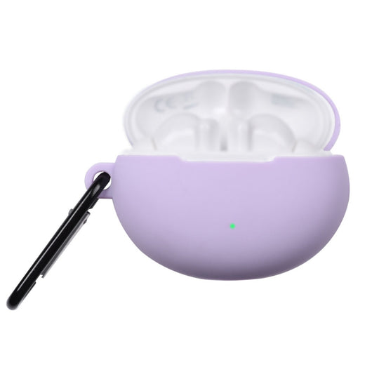 For Huawei FreeBuds 4i Liquid Silicone Earphone Protective Case(Purple)