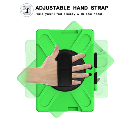 For Microsoft Surface Pro X / Pro X 2021 Shockproof Colorful Silicone + PC Protective Case with Holder & Hand Strap & Shoulder Strap & Pen Slot(Green) - Others by buy2fix | Online Shopping UK | buy2fix