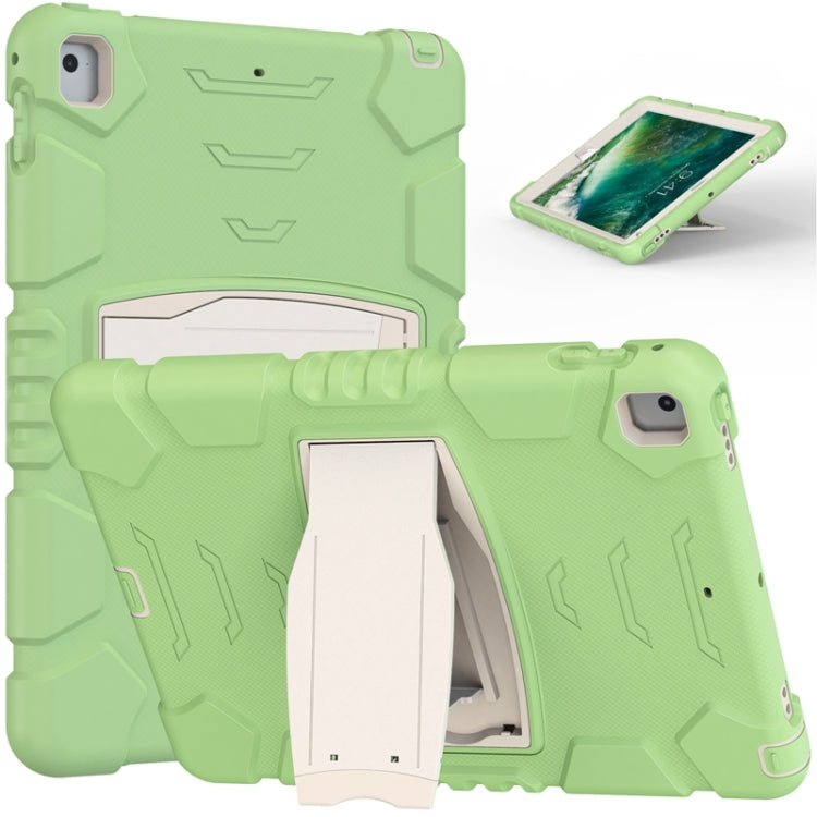 3-Layer Protection  Screen Frame + PC + Silicone Shockproof Combination Case with Holder For iPad 9.7 (2018) / (2017) / Air 2 / Pro 9.7(Matcha Green) - iPad Pro 9.7 inch Cases by buy2fix | Online Shopping UK | buy2fix