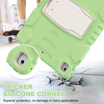 3-Layer Protection  Screen Frame + PC + Silicone Shockproof Combination Case with Holder For iPad 9.7 (2018) / (2017) / Air 2 / Pro 9.7(Matcha Green) - iPad Pro 9.7 inch Cases by buy2fix | Online Shopping UK | buy2fix