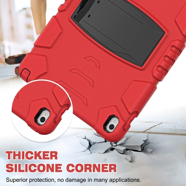 3-Layer Protection  Screen Frame + PC + Silicone Shockproof Combination Case with Holder For iPad Pro 10.5 (2019) / (2017)(Red+Black) - iPad Pro 10.5 inch Cases by buy2fix | Online Shopping UK | buy2fix