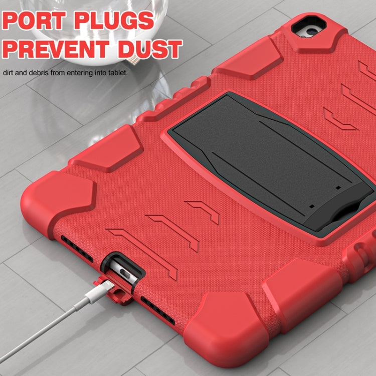 3-Layer Protection  Screen Frame + PC + Silicone Shockproof Combination Case with Holder For iPad Pro 10.5 (2019) / (2017)(Red+Black) - iPad Pro 10.5 inch Cases by buy2fix | Online Shopping UK | buy2fix