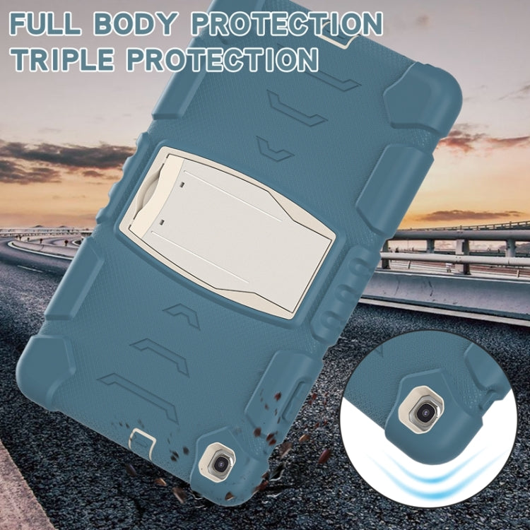 For Samsung Galaxy Tab A 10.1 (2019) T510 3-Layer Protection  Screen Frame + PC + Silicone Shockproof Combination Case with Holder(Cornflower Blue) - Tab A 10.1 (2019) T510 / T515 by buy2fix | Online Shopping UK | buy2fix