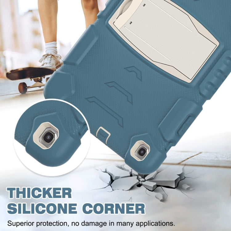 For Samsung Galaxy Tab A 10.1 (2019) T510 3-Layer Protection  Screen Frame + PC + Silicone Shockproof Combination Case with Holder(Cornflower Blue) - Tab A 10.1 (2019) T510 / T515 by buy2fix | Online Shopping UK | buy2fix
