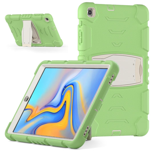 For Samsung Galaxy Tab A 10.1 (2019) T510 3-Layer Protection  Screen Frame + PC + Silicone Shockproof Combination Case with Holder(Matcha Green) - Tab A 10.1 (2019) T510 / T515 by buy2fix | Online Shopping UK | buy2fix
