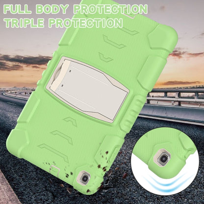 For Samsung Galaxy Tab A 10.1 (2019) T510 3-Layer Protection  Screen Frame + PC + Silicone Shockproof Combination Case with Holder(Matcha Green) - Tab A 10.1 (2019) T510 / T515 by buy2fix | Online Shopping UK | buy2fix