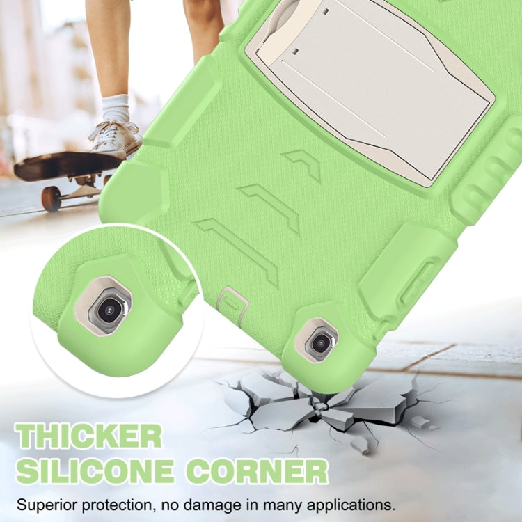 For Samsung Galaxy Tab A 10.1 (2019) T510 3-Layer Protection  Screen Frame + PC + Silicone Shockproof Combination Case with Holder(Matcha Green) - Tab A 10.1 (2019) T510 / T515 by buy2fix | Online Shopping UK | buy2fix