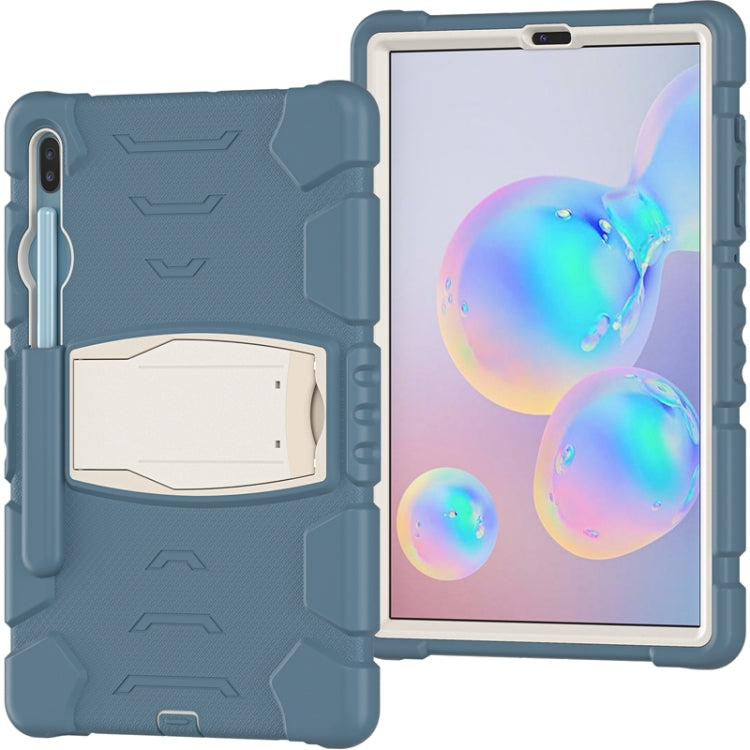 For Samsung Galaxy Tab S6 T860 3-Layer Protection  Screen Frame + PC + Silicone Shockproof Combination Case with Holder(Cornflower Blue) - Other Galaxy Tab PC by buy2fix | Online Shopping UK | buy2fix