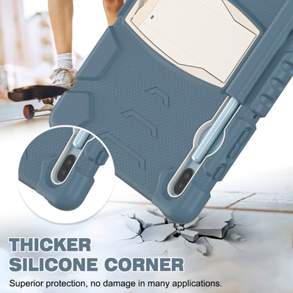 For Samsung Galaxy Tab S6 T860 3-Layer Protection  Screen Frame + PC + Silicone Shockproof Combination Case with Holder(Cornflower Blue) - Other Galaxy Tab PC by buy2fix | Online Shopping UK | buy2fix