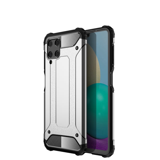 For Samsung Galaxy A22 4G Magic Armor TPU + PC Combination Case(Silver)
