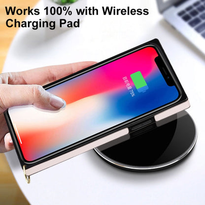 For iPhone 11 Elegant Rhombic Pattern Microfiber Leather +TPU Shockproof Case with Crossbody Strap Chain (Pink) - iPhone 11 Cases by buy2fix | Online Shopping UK | buy2fix