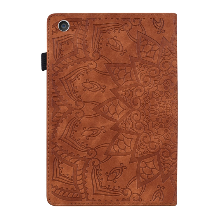 For iPad 4 & 3 & 2 Calf Pattern Double Folding Design Embossed Leather Case with Holder & Card Slots & Pen Slot & Elastic Band(Brown) - iPad 4 & 3 & 2 Cases by buy2fix | Online Shopping UK | buy2fix