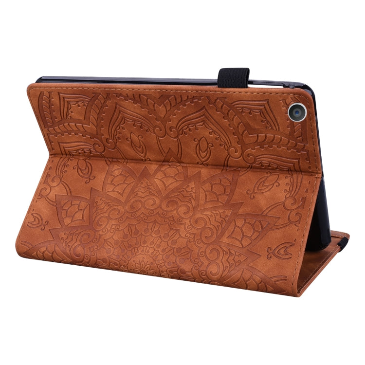 For iPad 4 & 3 & 2 Calf Pattern Double Folding Design Embossed Leather Case with Holder & Card Slots & Pen Slot & Elastic Band(Brown) - iPad 4 & 3 & 2 Cases by buy2fix | Online Shopping UK | buy2fix