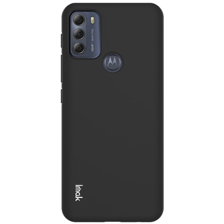 For Motorola Moto G50 IMAK UC-3 Series Shockproof Frosted TPU Protective Case(Black) - Motorola Cases by imak | Online Shopping UK | buy2fix