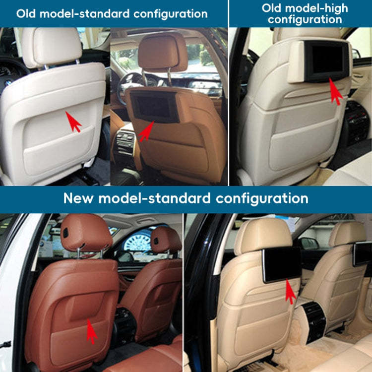 Car Seat Rear Panel Storage Bag 5210 7232 090 for BMW 5 Series / 7 Series, Standard Version(Wine Red) by buy2fix