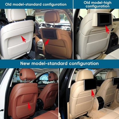 Car Seat Rear Panel Storage Bag 5210 9173 671 for BMW 5 Series / 7 Series, Standard Version(Creamy-white) by buy2fix