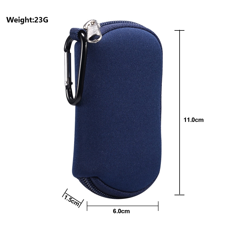 Mini Elastic Waterproof Nylon Earphone Protective Bag for AirPods Pro, with Hook(Royal Blue) - For AirPods Pro by buy2fix | Online Shopping UK | buy2fix
