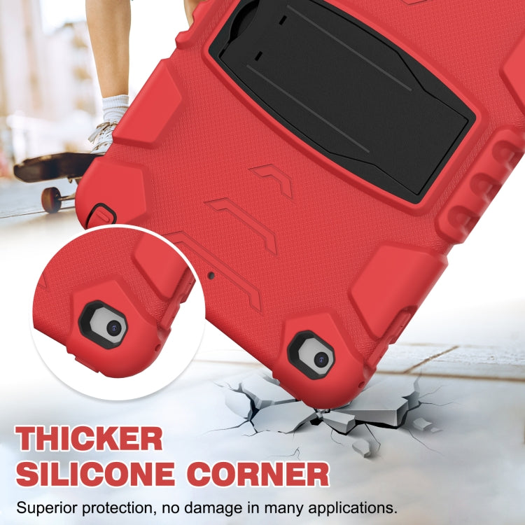 3-Layer Protection Screen Frame + PC + Silicone Shockproof Combination Case with Holder For iPad mini 5 / 4(Red+Black) - iPad mini (2019) / mini 5 Cases by buy2fix | Online Shopping UK | buy2fix