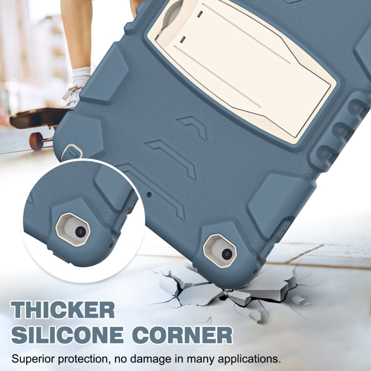 3-Layer Protection Screen Frame + PC + Silicone Shockproof Combination Case with Holder For iPad mini 5 / 4(Cornflower Blue) - iPad mini (2019) / mini 5 Cases by buy2fix | Online Shopping UK | buy2fix