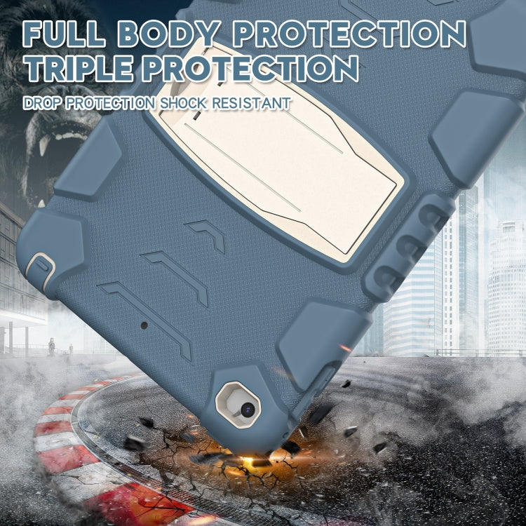 3-Layer Protection Screen Frame + PC + Silicone Shockproof Combination Case with Holder For iPad mini 5 / 4(Cornflower Blue) - iPad mini (2019) / mini 5 Cases by buy2fix | Online Shopping UK | buy2fix