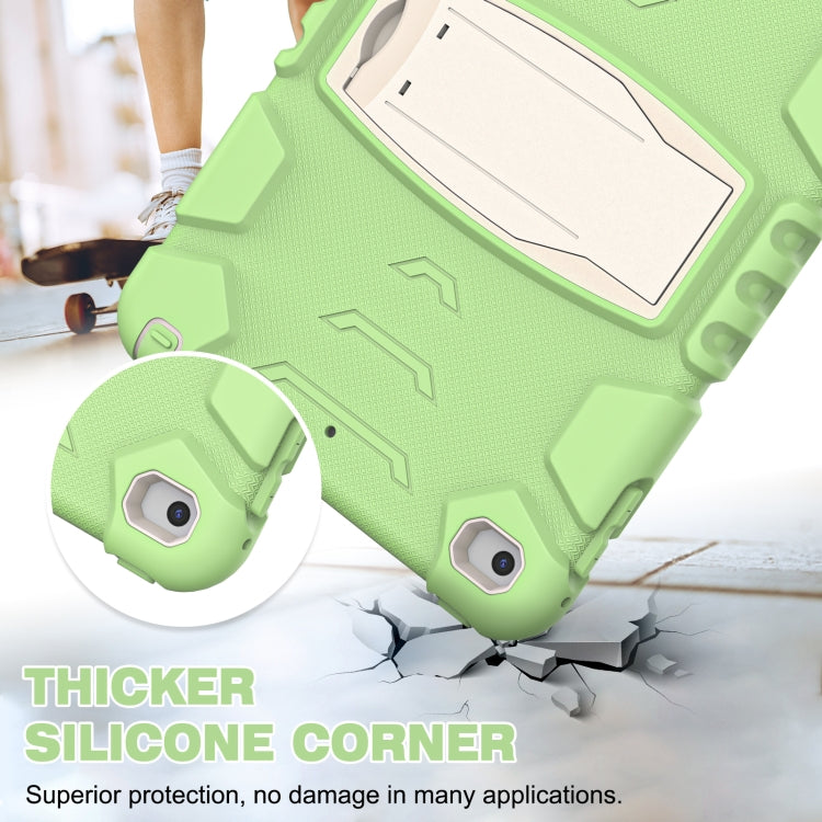 3-Layer Protection Screen Frame + PC + Silicone Shockproof Combination Case with Holder For iPad mini 5 / 4(Matcha Green) - iPad mini (2019) / mini 5 Cases by buy2fix | Online Shopping UK | buy2fix