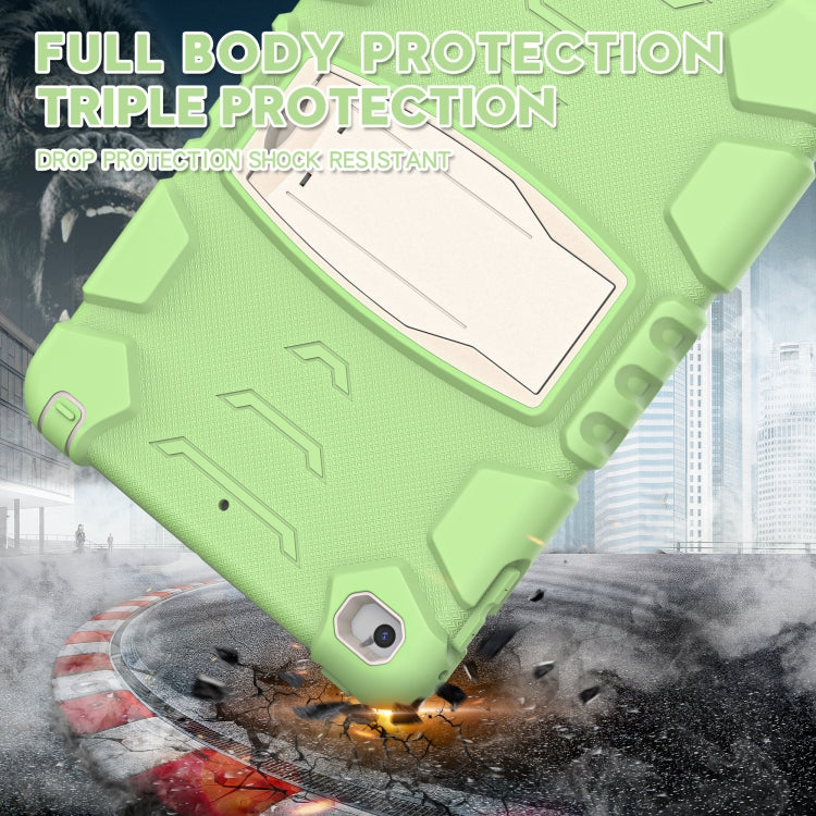 3-Layer Protection Screen Frame + PC + Silicone Shockproof Combination Case with Holder For iPad mini 5 / 4(Matcha Green) - iPad mini (2019) / mini 5 Cases by buy2fix | Online Shopping UK | buy2fix